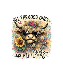 Funny Crazy Cow