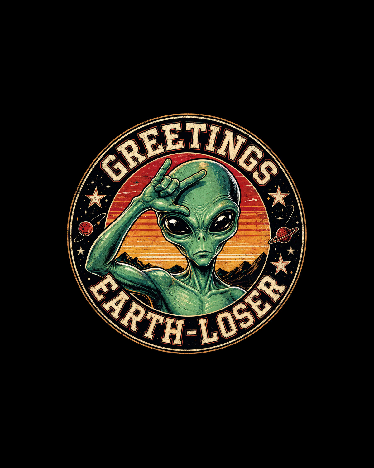 Greetings earth loser