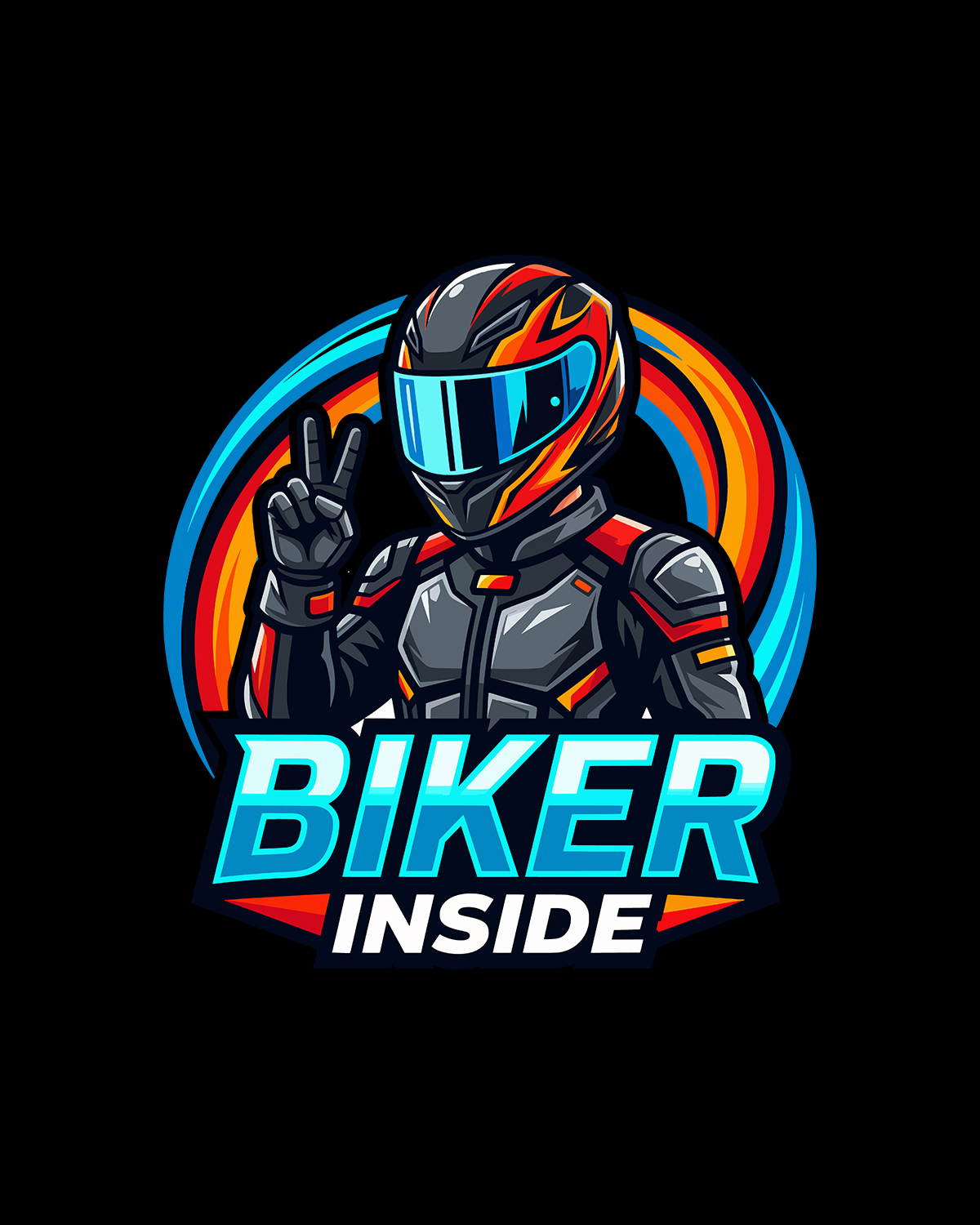 Biker inside
