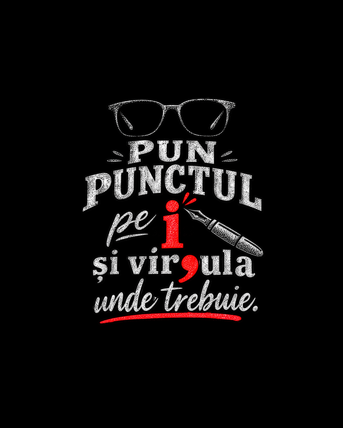 Pun punctul pe I si VIRGULA unde trebuie