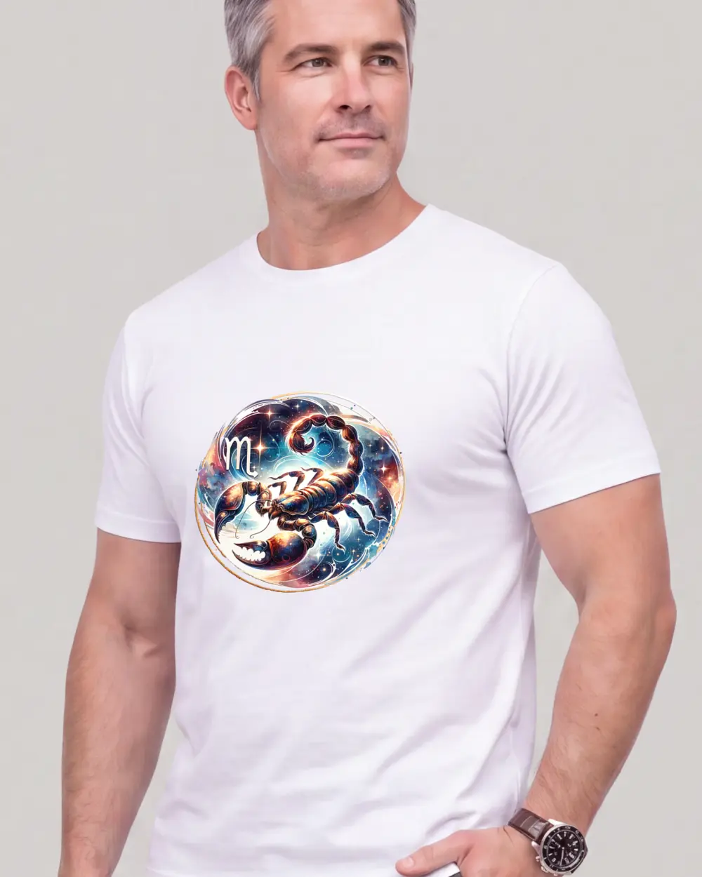 Scorpion — Față · Bărbat · 45 · Mediu · Alb