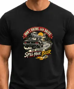 Don't drink and drive... you will spill your beer