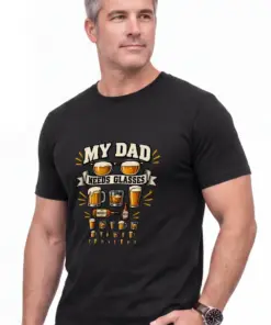 My dad needs glasses