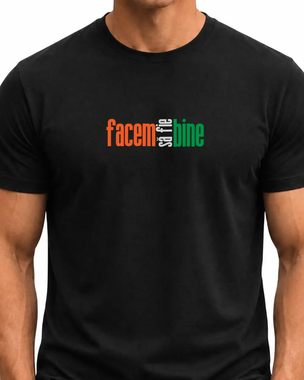 FACEM SA FIE BINE — Față · Mediu · Negru · Clasic