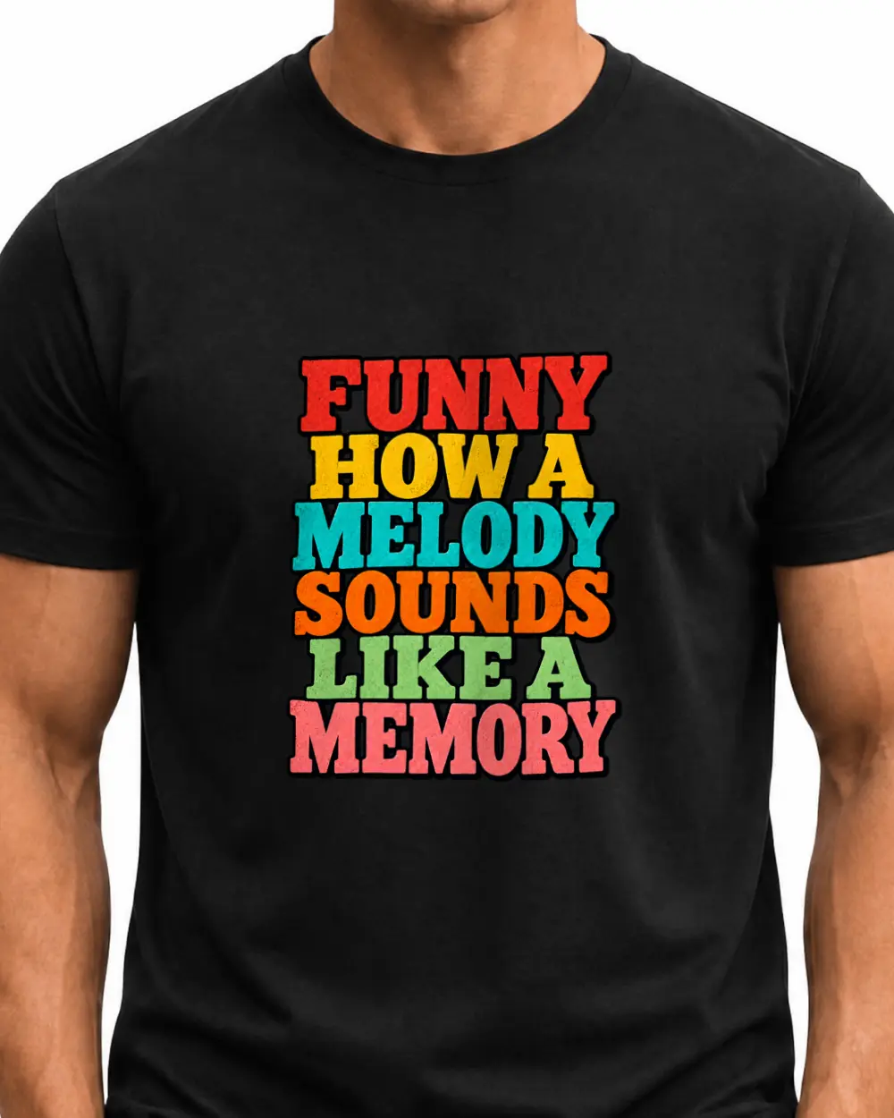 Funny how a melody sounds like a memory — Față · Mediu · Negru · Clasic