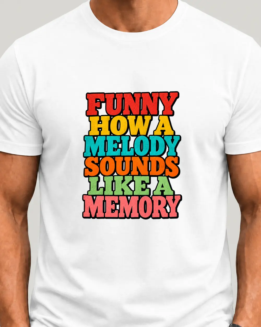 Funny how a melody sounds like a memory — Față · Mediu · Alb · Clasic
