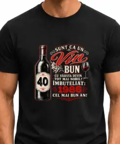 Sunt ca un vin bun... cu varsta devin tot mai nobil imbuteliat #AN FABRICATIE cel mai bun an