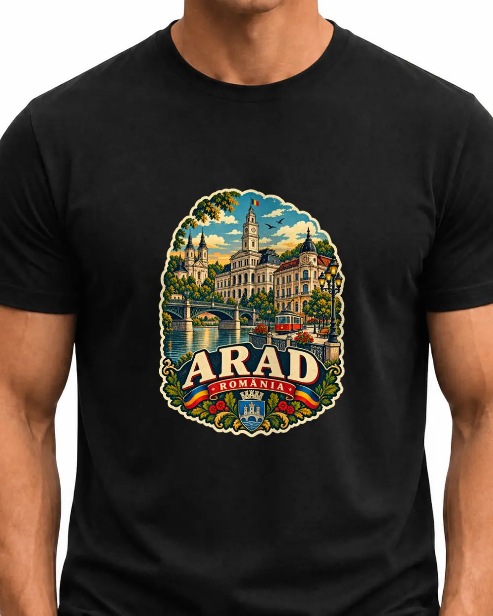 Arad — Față · Mediu · Negru · Clasic