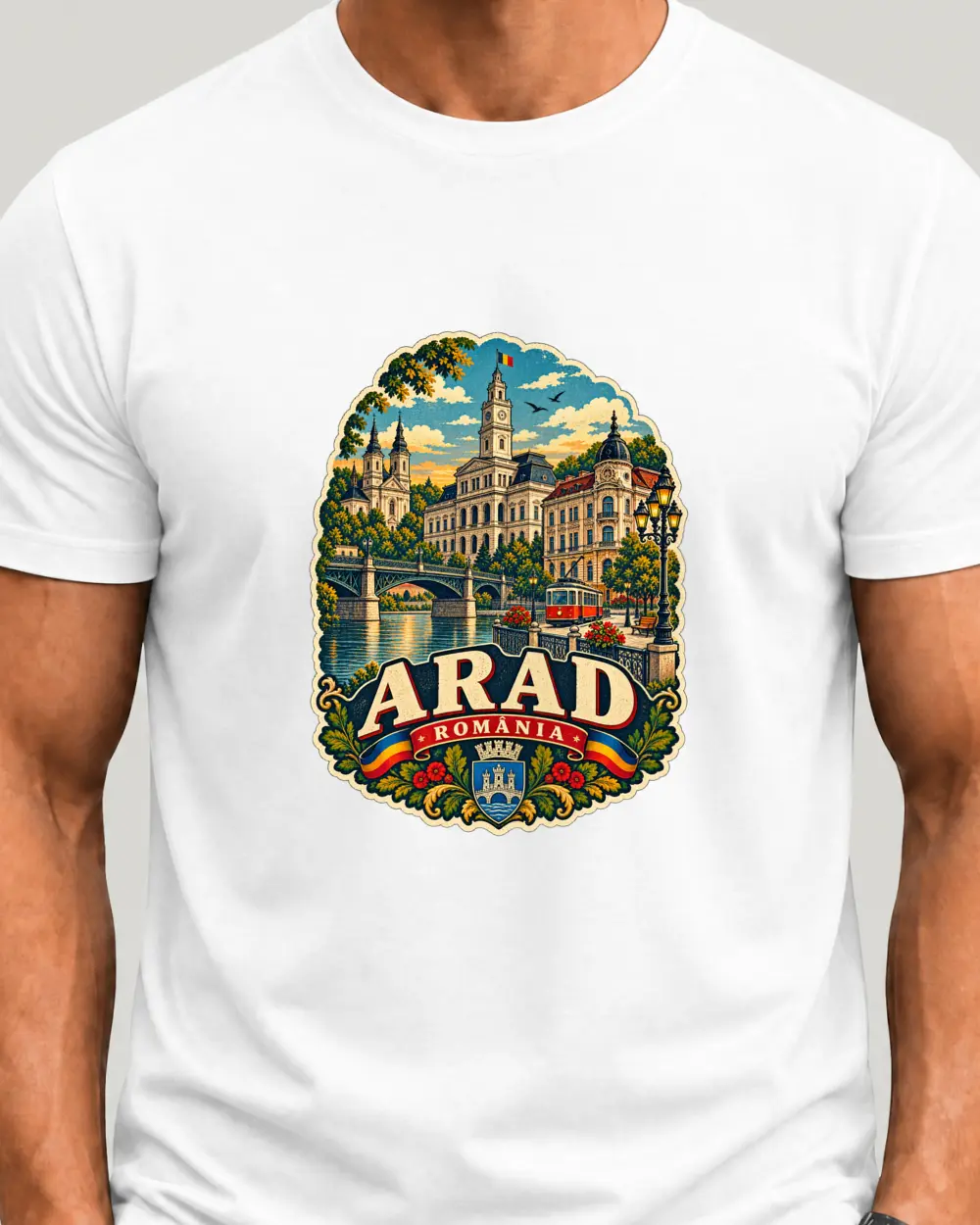 Arad — Față · Mediu · Alb · Clasic