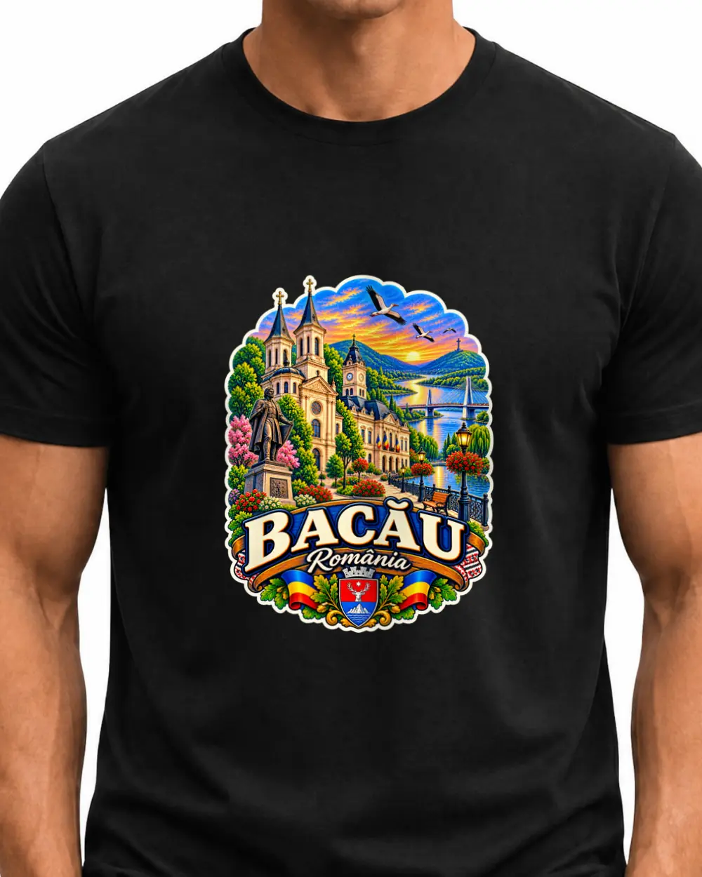 Bacau — Față · Mediu · Negru · Clasic