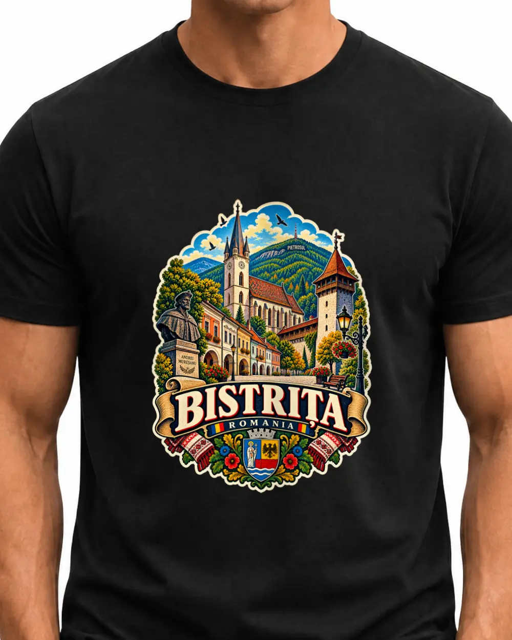 Bistrita — Față · Mediu · Negru · Clasic