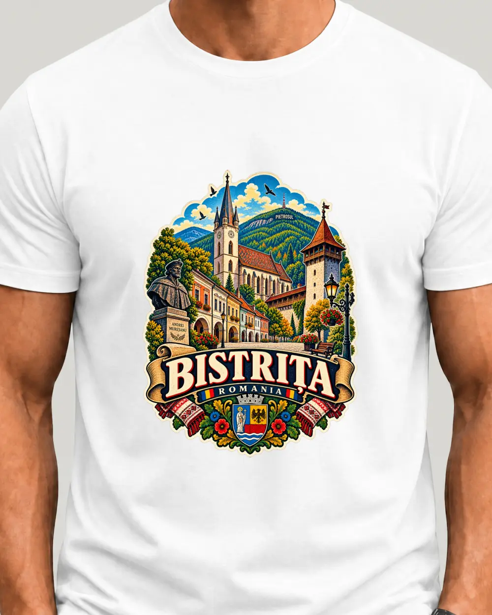 Bistrita — Față · Mediu · Alb · Clasic