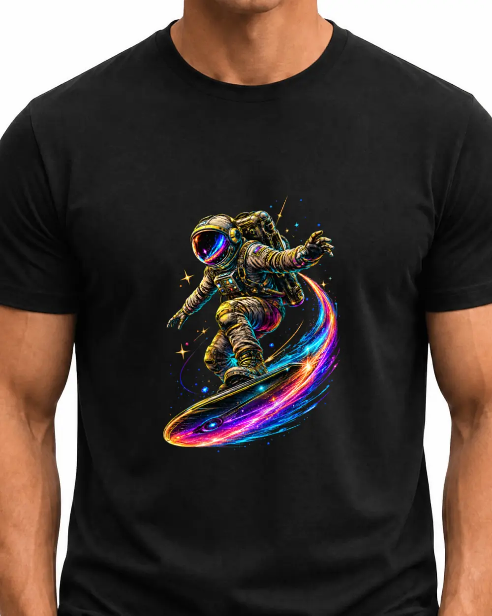 Space surf — Față · Mediu · Negru · Clasic