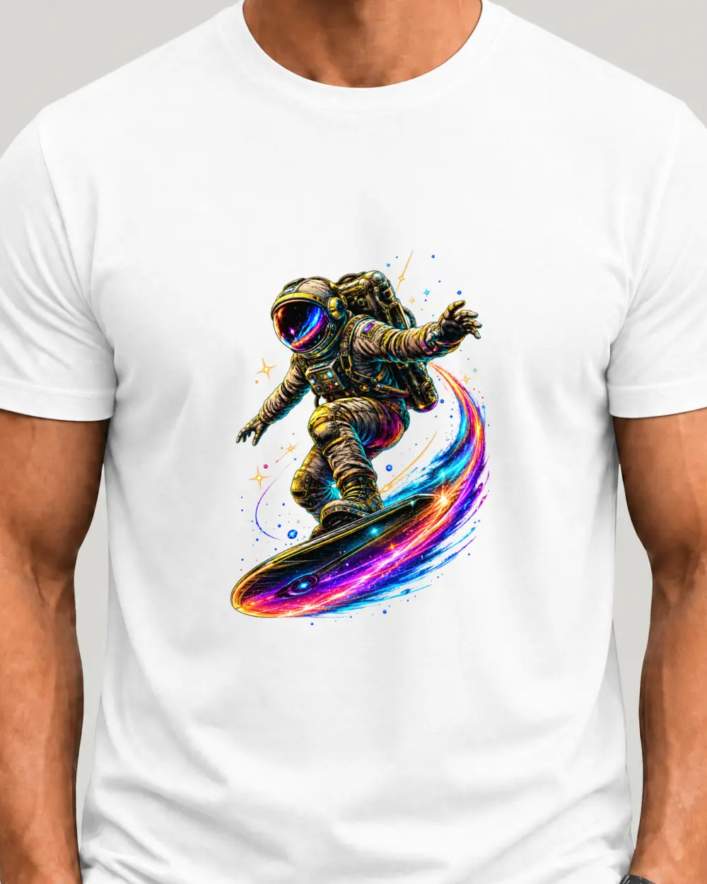 Space surf — Față · Mediu · Alb · Clasic