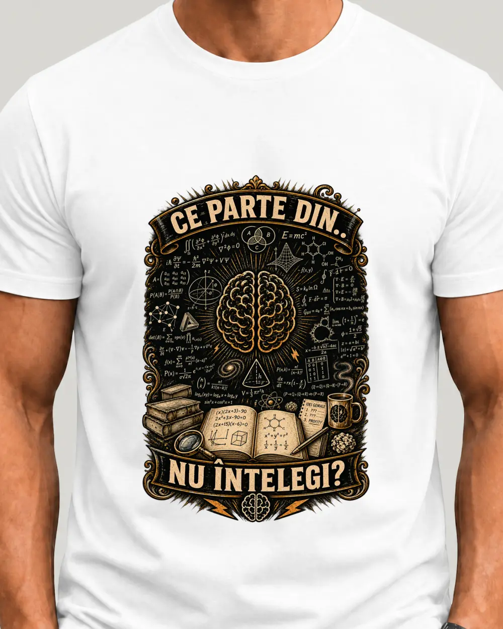 Ce parte din... nu înțelegi — Față · Mediu · Alb · Clasic