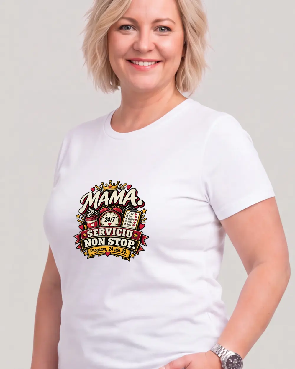 Mama... Serviciu non-stop — Față · Femeie · 45 · Mediu · Alb