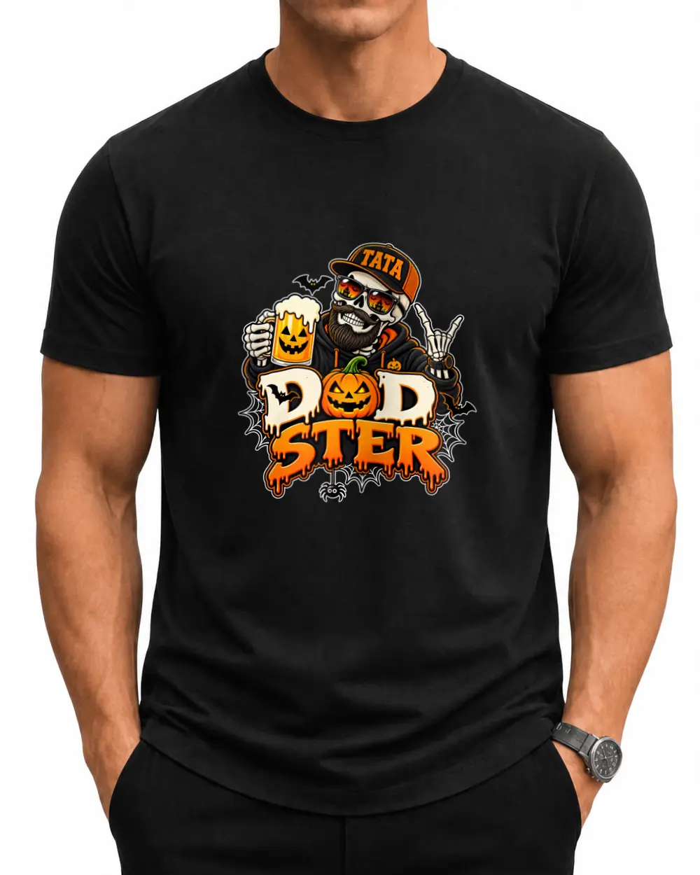 DadSTER — Față · Negru · Clasic