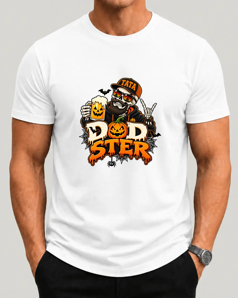 DadSTER — Față · Alb · Clasic