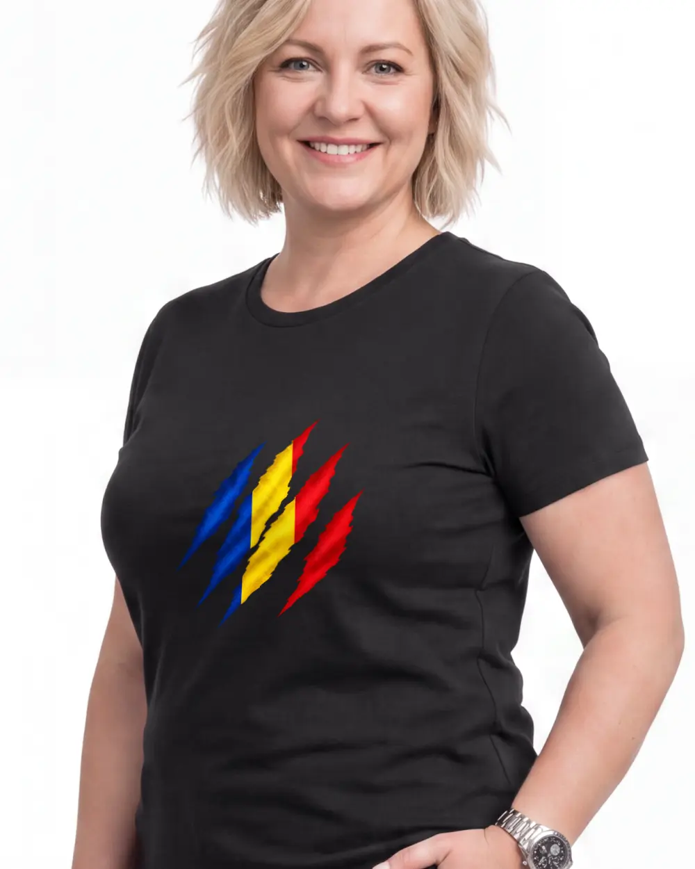 ROMÂNIA — Față · Femeie · 45 · Mediu · Negru