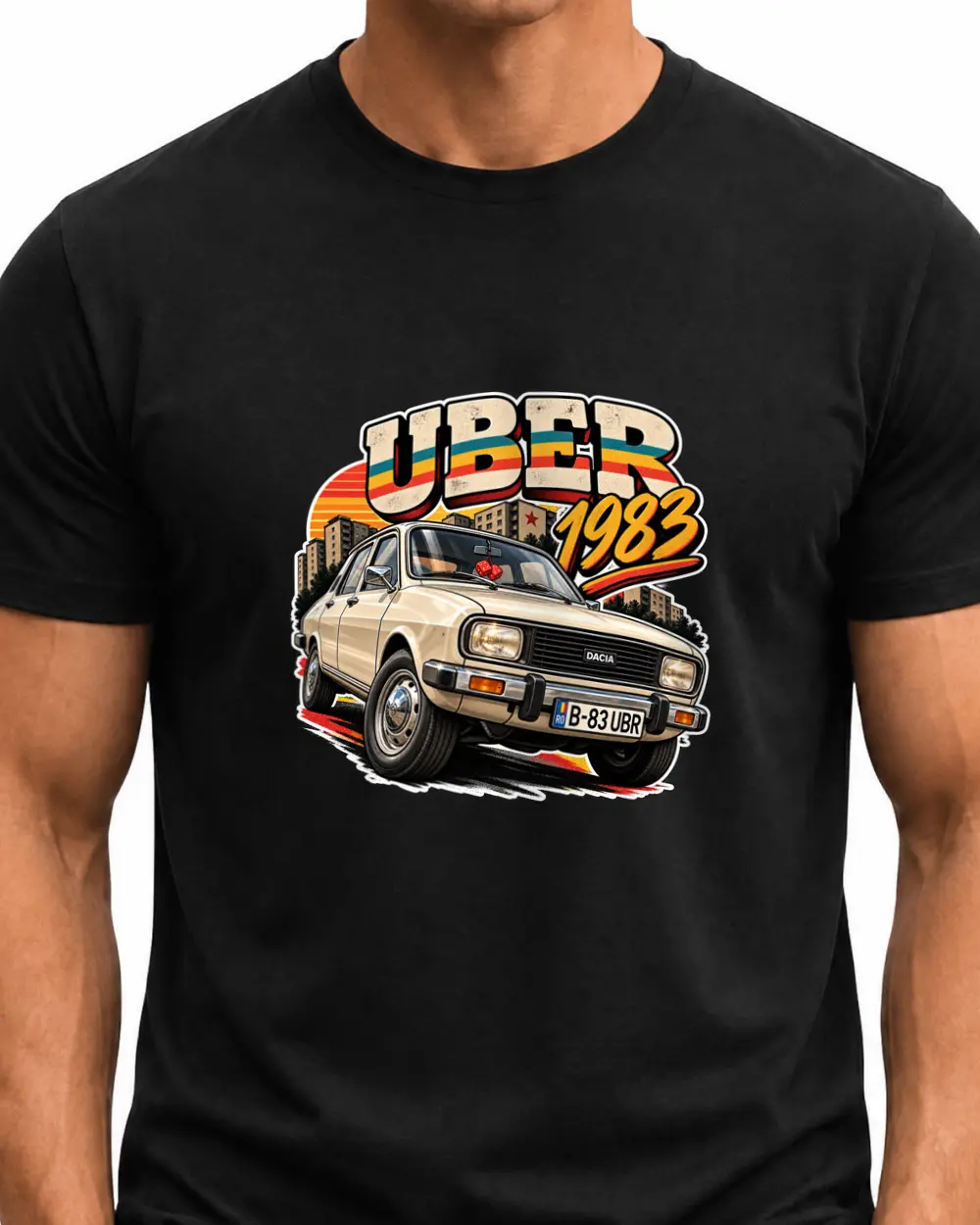 Uber 1983 — Față · Mediu · Negru · Clasic