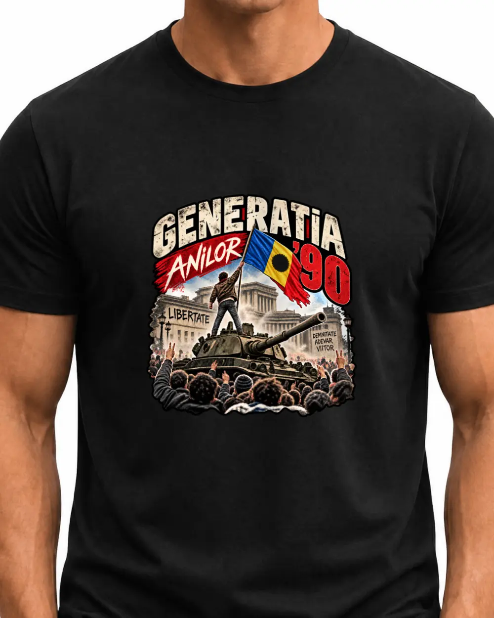 Generatia anilor '90 — Față · Mediu · Negru · Clasic