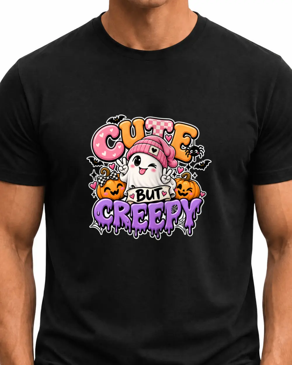 Cute but creepy — Față · Mediu · Negru · Clasic