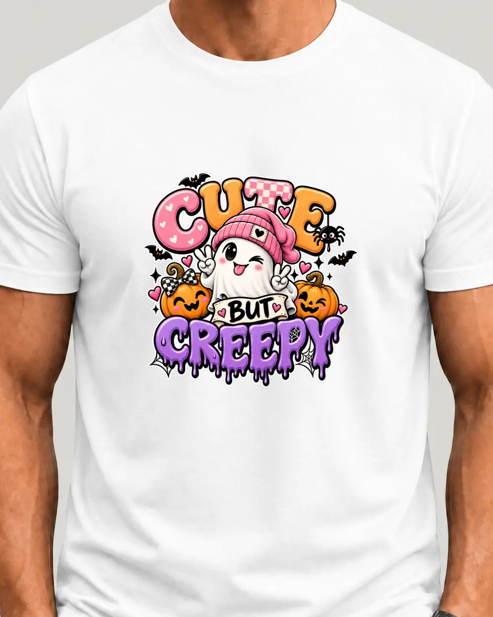 Cute but creepy — Față · Mediu · Alb · Clasic