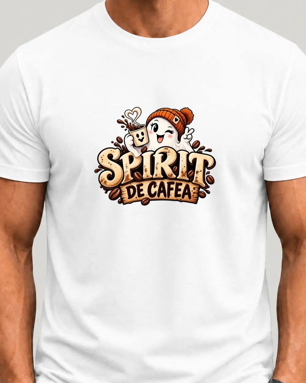Spirit... de cafea — Față · Mediu · Alb · Clasic