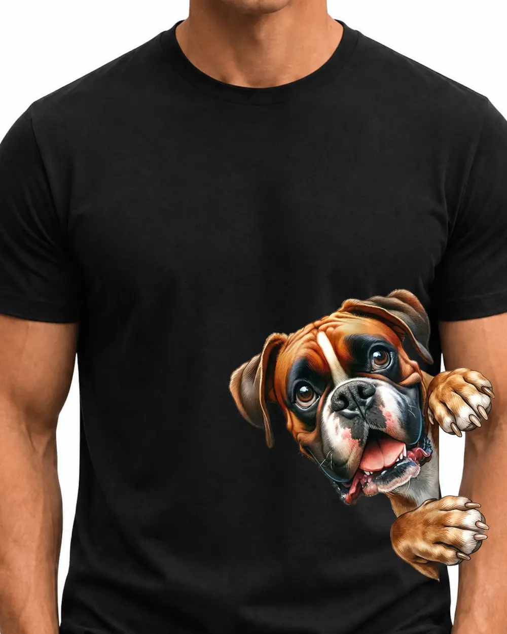 Boxer — Față · Mediu · Negru · Clasic