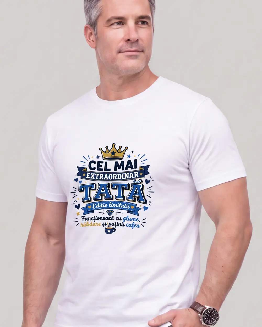 CEL MAI EXTRAORDINAR TATA — Față · Bărbat · 45 · Mediu · Alb